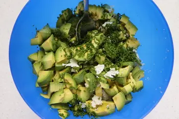 Salade crémeuse "chouvocat" : Photo de l'étape 3