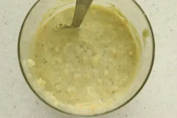 Céleri rémoulade à l'estragon et oeufs mimosa : Étape 6