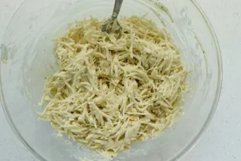 Céleri rémoulade à l'estragon et oeufs mimosa : Étape 7