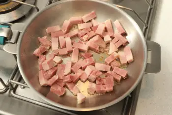 Salade croquante de riz au jambon : Étape 2