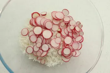Salade croquante de riz au jambon : Étape 5