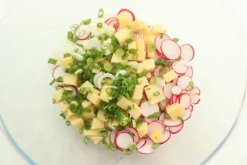 Salade croquante de riz au jambon : Étape 7