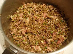 Salade tiède de lentilles : Photo de l'étape 8