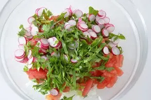 Salade mi-croquante aux crevettes : Photo de l'étape 6