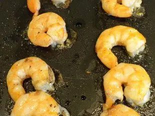 Salade mi-croquante aux crevettes : Photo de l'étape 9