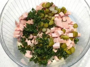 Salade de cervelas : Photo de l'étape 5
