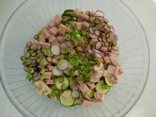 Salade Piémontaise verte : etape 25