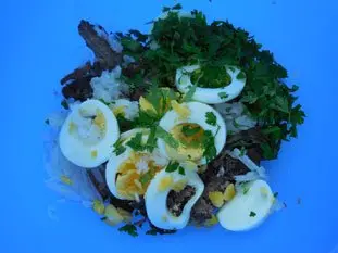 Salade de lentilles et viande froide : Photo de l'étape 4