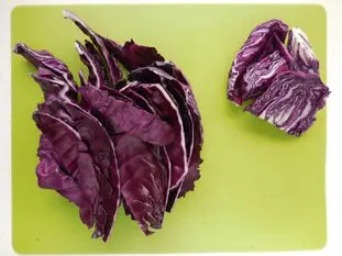 Salade de chou rouge à la ciboule : etape 25