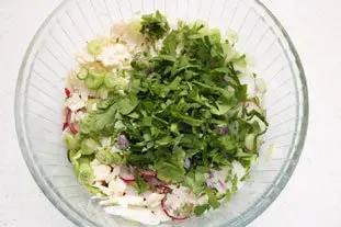 Salade croquante de printemps : etape 25