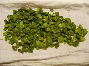 Salade de fèves aux amandes : Photo de l'étape 5