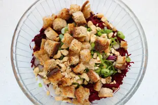 Salade de betteraves aux noix de cajou : etape 25