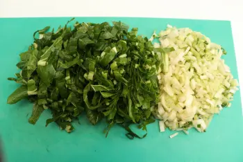 Potage bettes et chou fleur : Étape 2