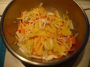 Soupe de légumes moulinée : Photo de l'étape 1