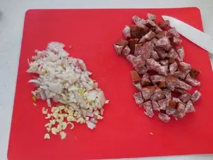 Soupe aux épinards frais : Photo de l'étape 1