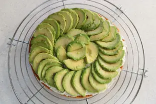 Tarte fine à l'avocat : Photo de l'étape 8