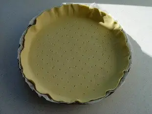 Tarte fine courgettes-menthe : Photo de l'étape 1