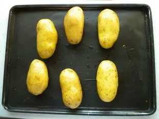 Pommes de terre aux crevettes
