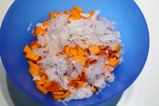 Tortillas au potimarron et haricots rouges : Photo de l'étape 2