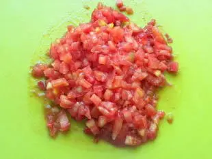 Sauce à la tomate pimentée : Photo de l'étape 1
