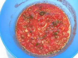Sauce à la tomate pimentée : Photo de l'étape 6
