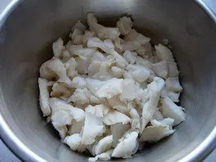 Pétales de poisson, julienne de légumes et beurre blanc : Photo de l'étape 4