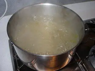 Noix de St jacques aux légumes croquants, sabayon au savagnin réduit : Photo de l'étape 2