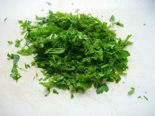 Thon mariné aux herbes : etape 25