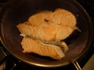 Rillettes de saumon : Photo de l'étape 2
