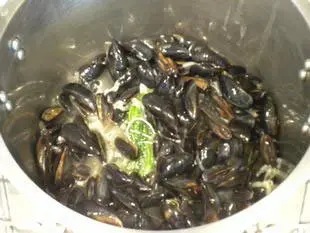 Moules marinières : Photo de l'étape 5