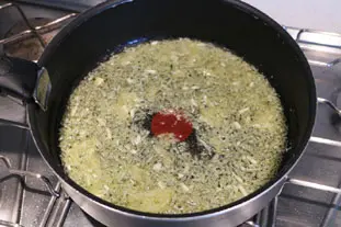 Moules au riz noir : Photo de l'étape 4