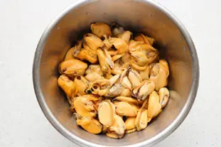 Curry de moules au chou : Photo de l'étape 2