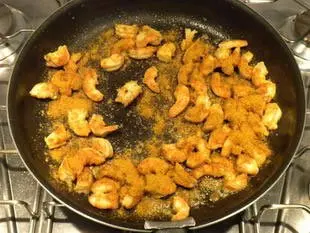 Curry de crevettes express : Photo de l'étape 5
