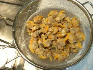 Croustade de coques à la poulette : etape 25
