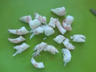 Croustade de langoustines au sabayon
