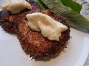 Gâteau de crabe