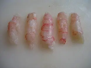 Langoustines grillées au sésame : Photo de l'étape 2