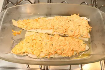 Filet de merlan aux carottes moutardées
