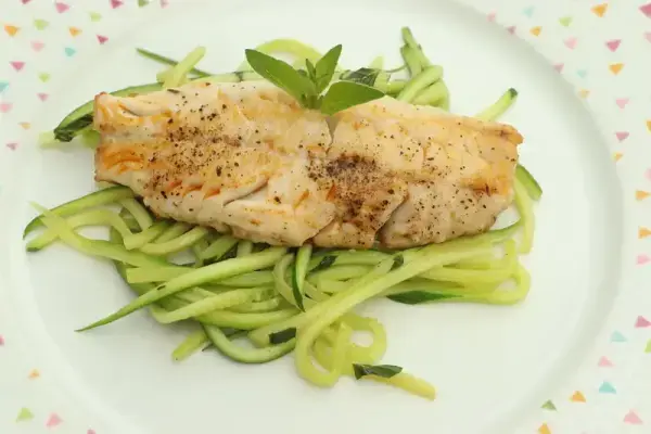 Filet de rouget aux courgettes