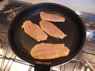Filets de pageots marinés au soja : Photo de l'étape 5