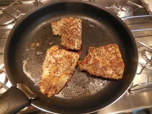 Poisson en croute de graines : Photo de l'étape 8