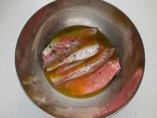 Filet de rougets marinade vite faite