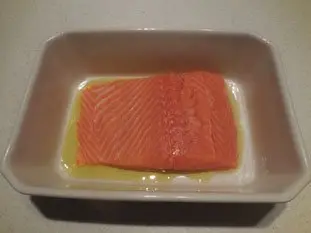 Filet de saumon au four : Photo de l'étape 1