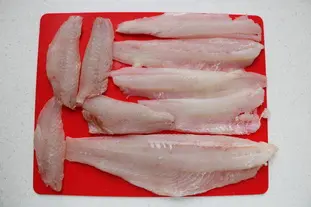 Terrine de filets de poissons épinards et tomates : Photo de l'étape 1