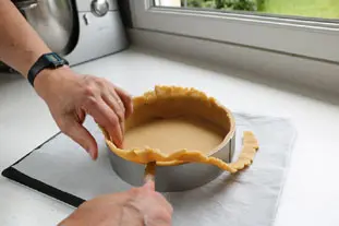 Comment bien garnir un moule à tarte