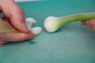 Comment préparer un oignon nouveau : Photo de l'étape 5