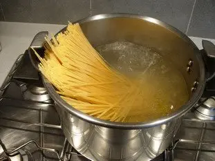 Spaghetti Carbonara : Photo de l'étape 1