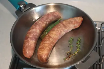 Saucisses-purée