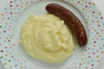 Saucisses-purée