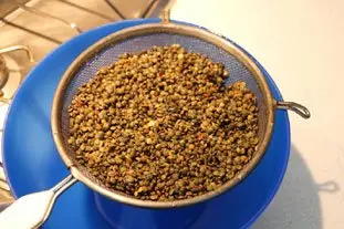 Petit salé aux lentilles : Photo de l'étape 7